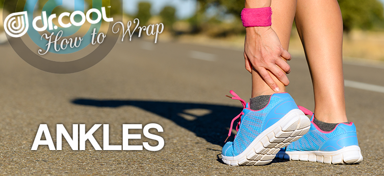 How to Wrap an Ankle with a Dr.Cool Ice and Compression Wrap | Coolcore